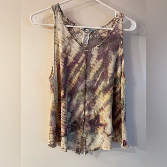 Hard Tail Tops - Hard Tail Forever triangle crop top tank